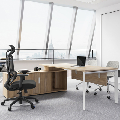 Beli MC3.0 L Bentuk Executive Office Desk Manager Workstation Dengan Manajemen Kabel Terkunci online manufacture
