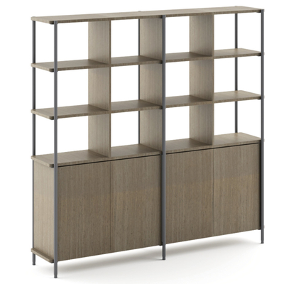 Beli FLEX Slip Finish Partisi Display Cabinet Optimalkan Ruang Divider Ruang Kantor online manufacture