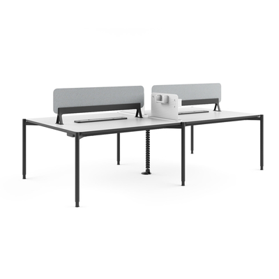 Beli FLEX 4 Orang Desk Workstation Lingkaran Sudut Disesuaikan Modern Workstations online manufacture