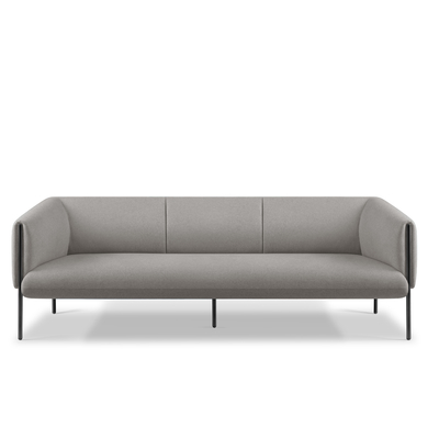 Beli GRANDEUR Tiga kursi sofa kantor modern Lembut Permadani Dengan Padded Armrest online manufacture