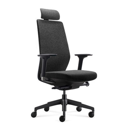 Double Layer Modern Mesh Back Office Chair With Wheels Adjustable Lumbar Support